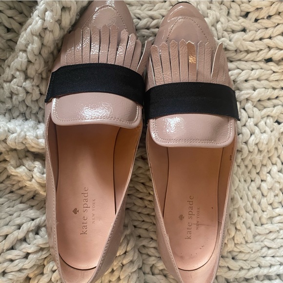 Kate spade Fringe patent leather loafers - Picture 1 of 8